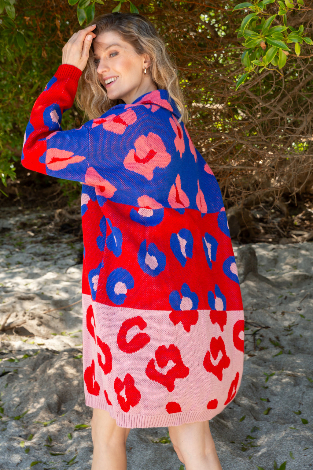 LS- CHALECO FLAVIA PRINT COLORES LARGO